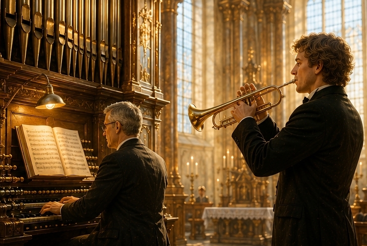 Orgel und Trompete KI 2026